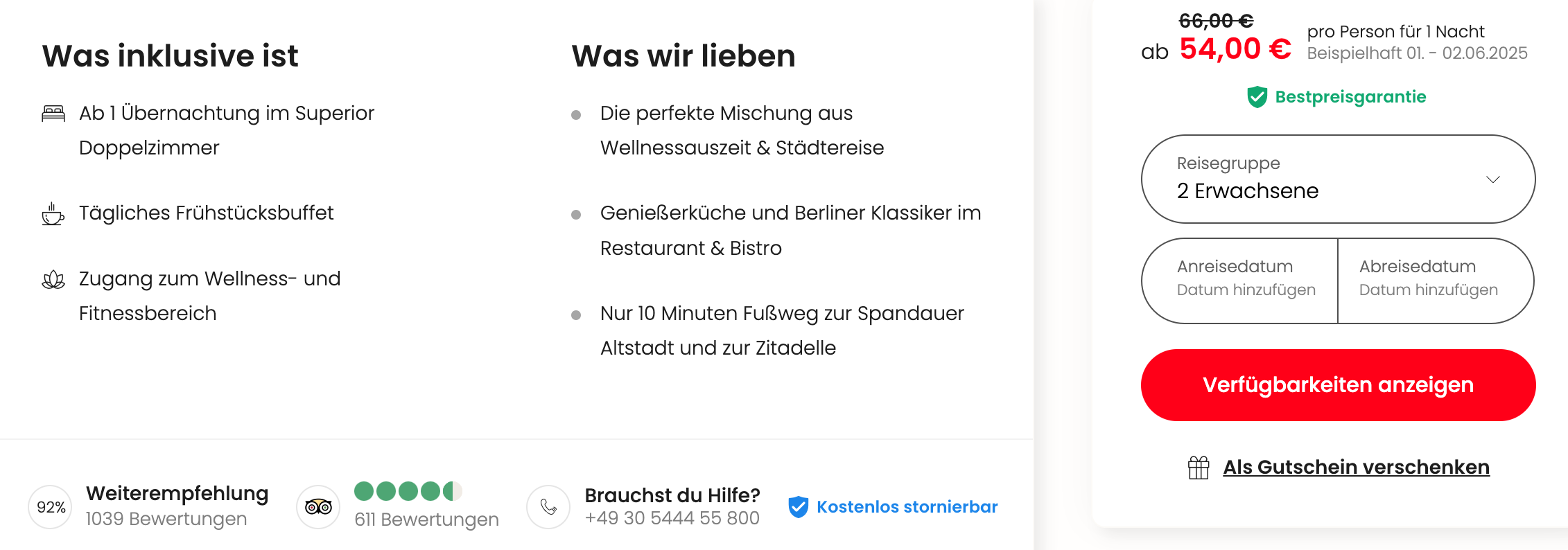 Angebot Screenshot
