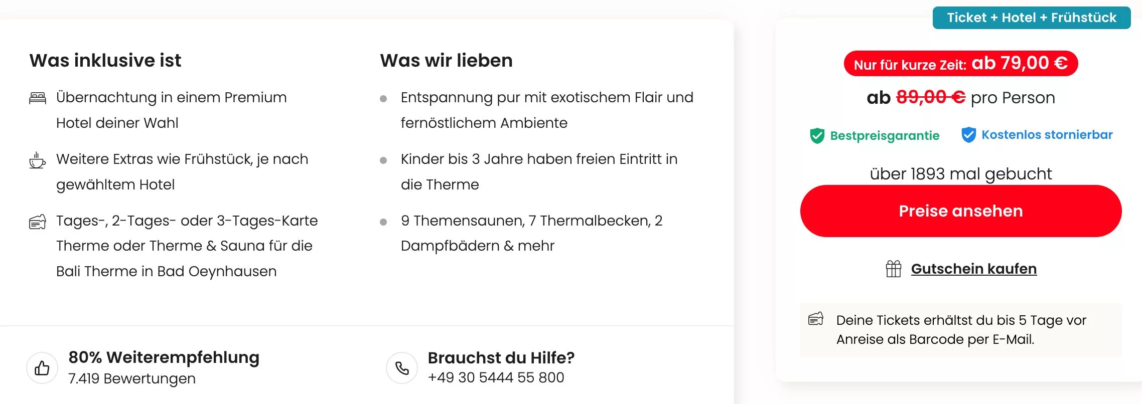 Angebot Screenshot