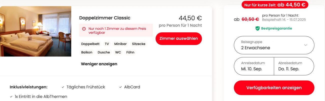 Angebot Screenshot